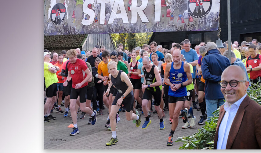 Burgemeester lost startschot maar loopt ook zelf mee bij Springendalloop