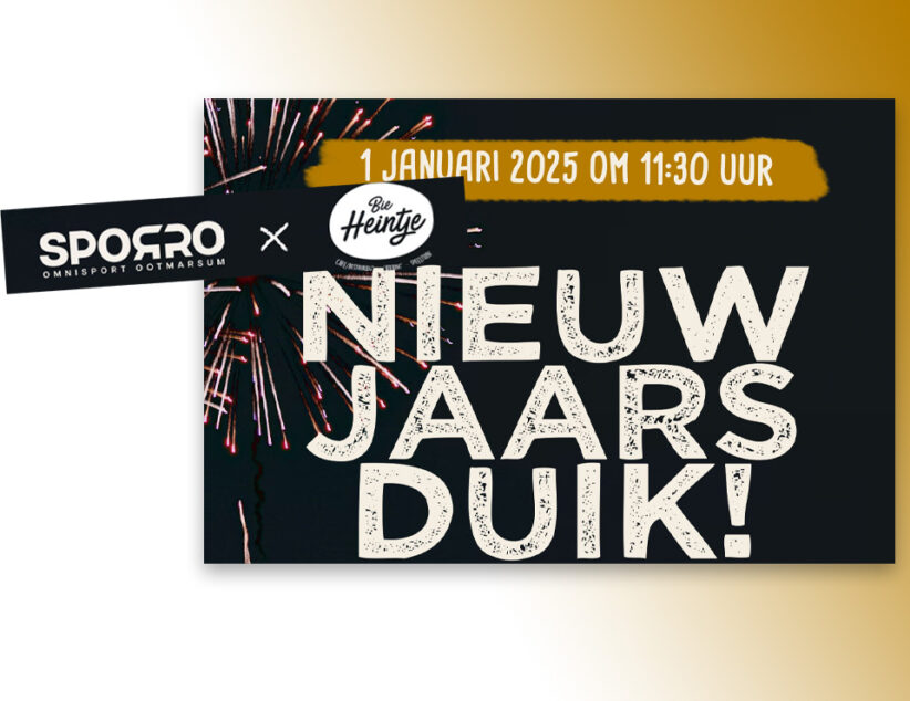 Wel een Nieuwjaarsduik in het oosten van het land