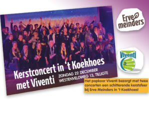 Kerstconcert erve Meinders met popkoor Viventi