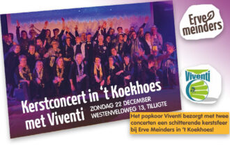 Kerstconcert erve Meinders met popkoor Viventi