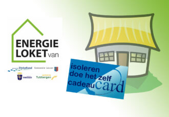 Gratis doe het zelf-cadeaukaart voor betere isolatie