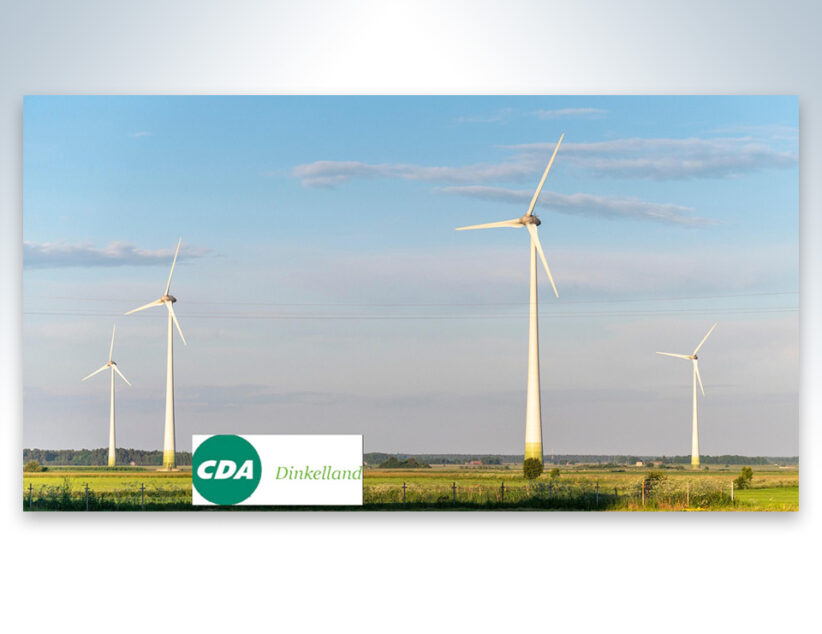 CDA Dinkelland reageert op aanvragen windparken in Dinkelland