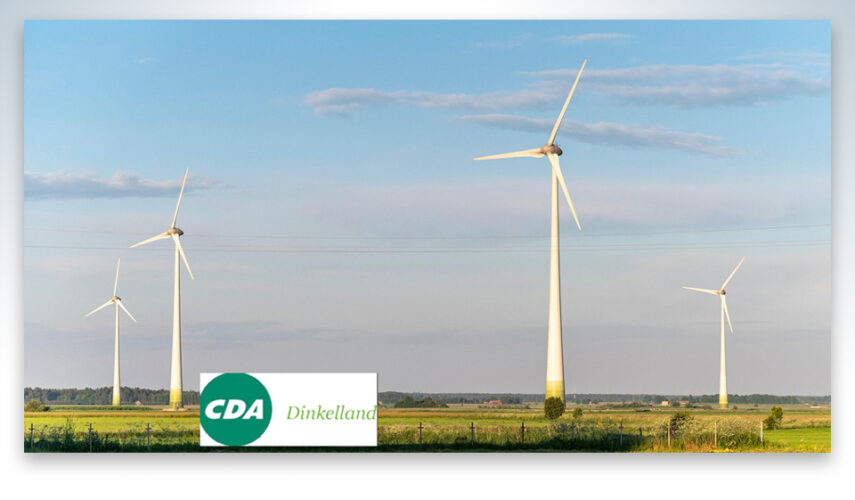 CDA Dinkelland reageert op aanvragen windparken in Dinkelland