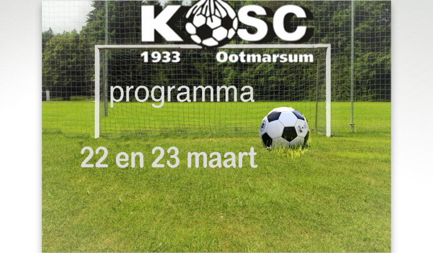 De beslissende weken voor het eerste van KOSC