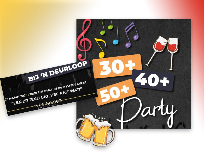 30+ party Café ’n Deurloop